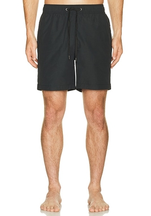 Onia Charles 7 Swim Trunks in Black - Black. Size S (also in L, M).