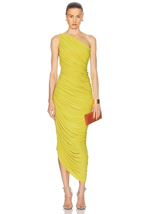 Norma Kamali Diana Gown in Asparagus - Green. Size M (also in S, XS).