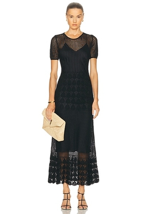 NILI LOTAN Yoko Dress in Black - Black. Size XS (also in ).