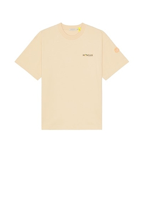 Moncler Genius X Gilga Farm By Donald Glover Short Sleeve T-shirt in Peach - Peach. Size M (also in S, L).