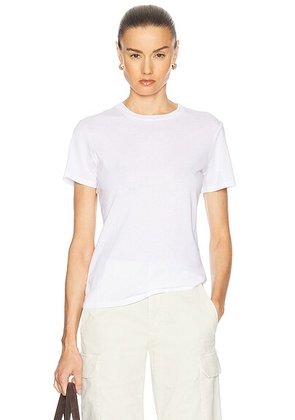 NILI LOTAN Mariela Tee in White - White. Size M (also in S, XS).