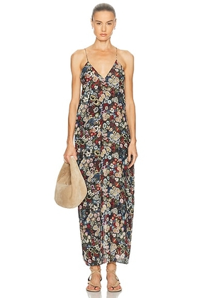 KHAITE Taja Dress in Black Multi - Black. Size XS (also in ).