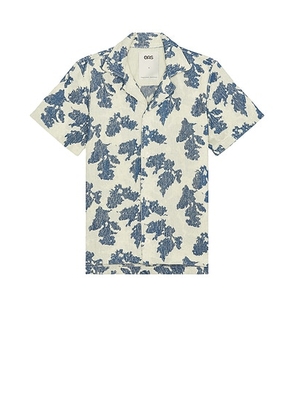 OAS Sail Contraste Cuba Terry Shirt in Multi - Beige. Size M (also in S, L, XL/1X).