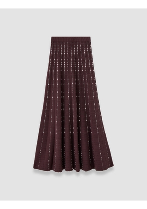 Fragmented Stripes Skirt - L