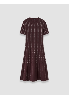 Fragmented Stripes Dress - L