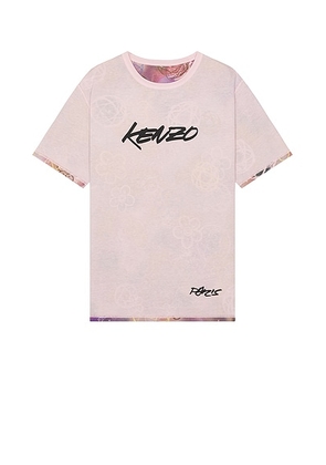 Kenzo x Futura Reversible Classic T-Shirt in Rose - Pink. Size XL/1X (also in ).