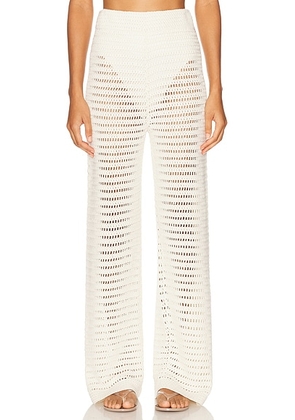 LESET Lucy Pant in Creme - Cream. Size XS-S (also in M-L).