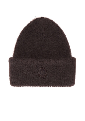 Moncler Hat in Tanner's Brown - Brown. Size all.