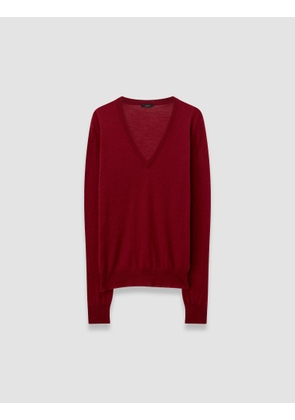 Cashair V Neck Jumper - L