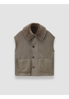 Molin Reversible Shearling Gilet - 40
