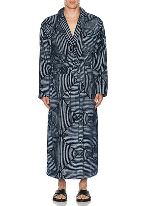 OAS Longo Robe in Dark Blue - Blue. Size S/M (also in ).
