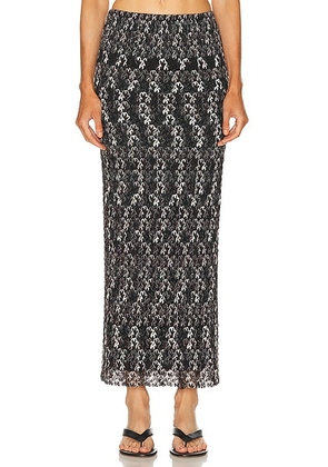 Missoni Long Skirt in Dark Brown & Black - Neutral. Size 42 (also in ).