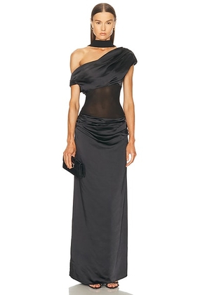 LPA Gaia Gown in Black - Black. Size XL (also in L, M, S, XS, XXS).