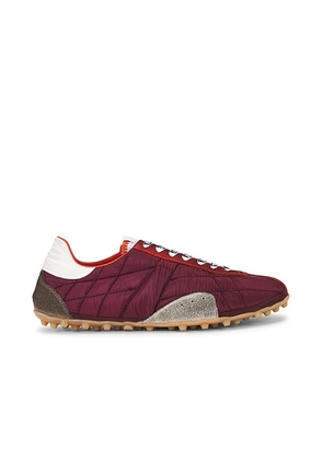 Maison Margiela Sprinters Low Top in Oxblood  White  & Grey - Burgundy. Size 42 (also in 41, 43, 45).