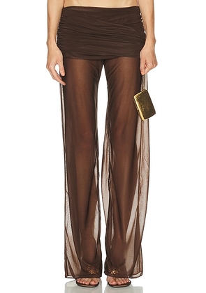 Mirror Palais Cabana Pant in Brown - Brown. Size M (also in S).