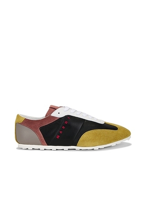 Marni Sneakers in Green  Black  Pink  & Grey - Mustard,Black,Brown. Size 45 (also in 41).