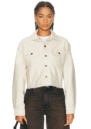 Maison Margiela Jacket in Murble - Beige. Size 38 (also in 36, 40, 42).
