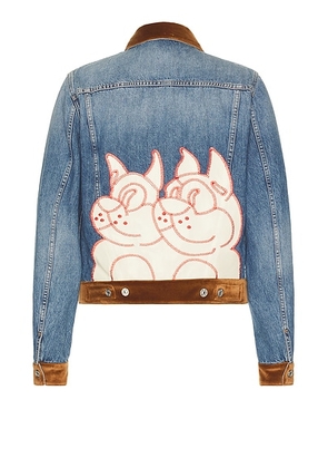 Marni Denim Jacket in Deep Blue - Blue. Size 48 (also in 46, 50, 52).