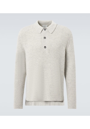 Allude Wool and cashmere polo sweater