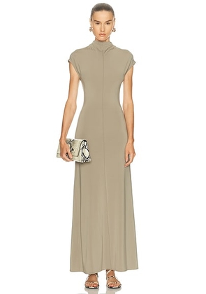L'Academie by Marianna Rebecca Maxi Dress in Beige - Beige. Size M (also in XXS, XS, S, L, XL).