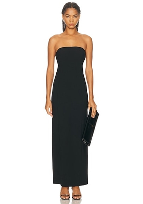 Loulou de Saison Shilo Bustier Maxi Dress in Black - Black. Size 36 (also in 34, 38, 40, 42).