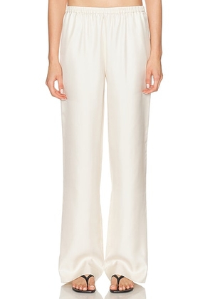 Loulou de Saison Alera Pant in Ivory - Ivory. Size L (also in ).