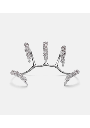 Yeprem Y-Conic 18kt white gold ring with diamonds