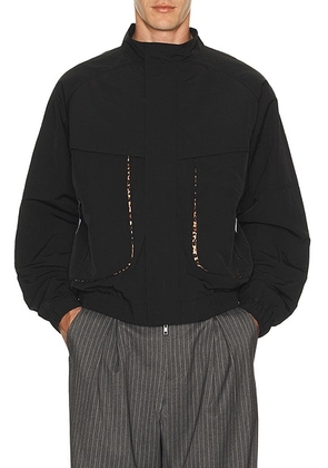 Metalwood Studio Bomber Jacket in Black - Black. Size M (also in L, XL).