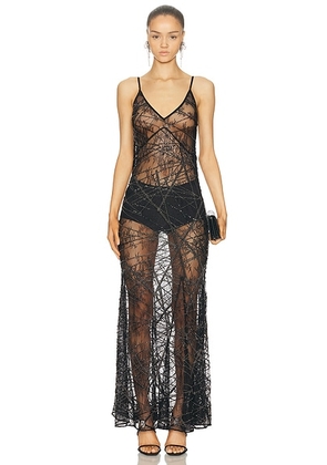 Karen Arcanjo Ida Dress in Black - Black. Size 38 (also in 36, 40, 42).