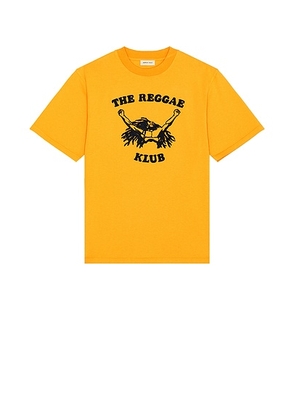 Nicholas Daley Reggae Klub Tee in Mustard - Mustard. Size M (also in S, L).