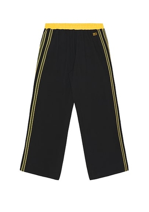 Nicholas Daley Wide Leg Track Pant in Black - Black. Size 32 (also in 30).