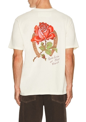 ONE OF THESE DAYS Remember Me Tee in Bone - White. Size M (also in S, L, XL/1X).