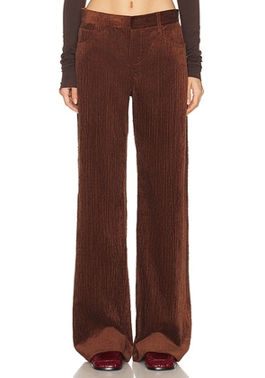 Magda Butrym Wide Leg Trouser in Orange - Orange. Size 34 (also in 36, 38, 40).