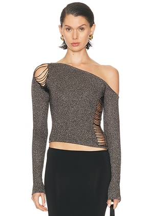 MAY MASHIAH Annie Top in Black - Black. Size M (also in XS, S).
