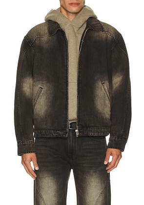 Mimchik Tall Boy Jacket in Asphalt - Black. Size XL/1X (also in M, S, XS).