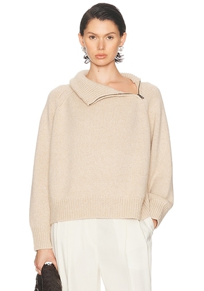 NILI LOTAN Raelynn Sweater in Parchment - Beige. Size M (also in L).