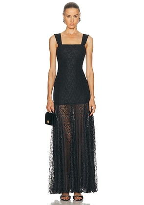 L'Academie by Marianna Abri Gown in Black - Black. Size M (also in L, S, XL, XS, XXS).
