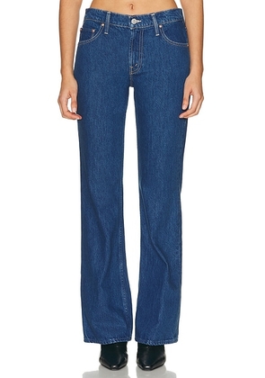 MOTHER The Bookie Sneak Jeans in Scoot This Way - Blue. Size 24 (also in 23, 25, 26, 27, 28, 29, 30, 31, 32, 33, 34).