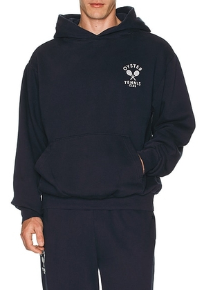 Oyster OTC Pullover Hoodie in Navy - Navy. Size M (also in L).