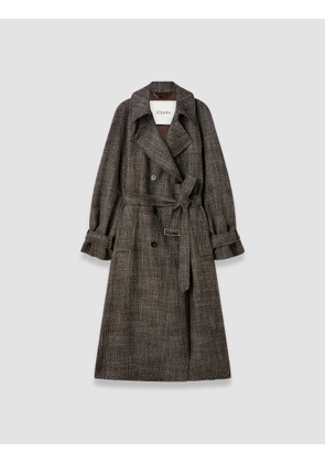 Laurin Textured Tailoring Wool Coat - 34