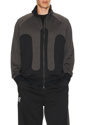 On x Ikon Track Jacket in Black & Eclipse - Black. Size S (also in L, XL/1X).