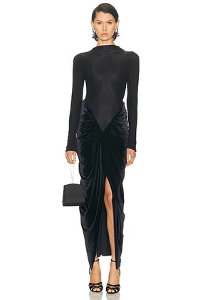 Maygel Coronel Guernica Dress in Nightfall - Black. Size all.