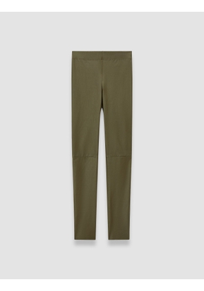 Leather Stretch Leggings - 36