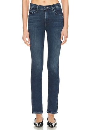 MOTHER The Rascal Skimp Jeans in You're A Riot - Blue. Size 25 (also in 26, 27).