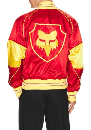 Kiko Kostadinov Bomber Jacket in Candy Red - Red. Size M (also in S, L, XL/1X).