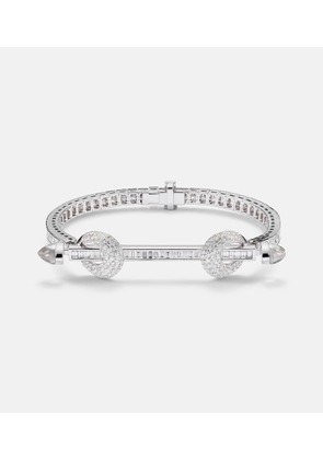 Ananya Chakra 18kt white gold bracelet with diamonds and quartz