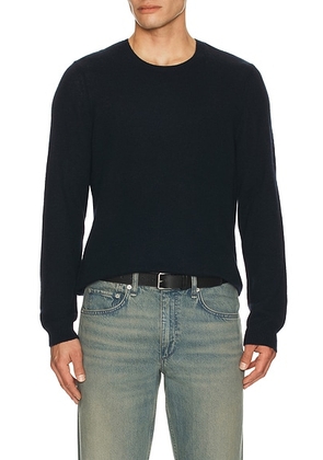 Onia Featherweight Cashmere Sweater in Midnight - Navy. Size XL/1X (also in L).