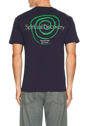 Museum of Peace and Quiet Spiritual Discovery T-Shirt in Navy - Navy. Size M (also in L, S, XL/1X, XS).