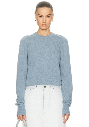 Maison Margiela Crewneck Sweater in Blue - Baby Blue. Size M (also in L, XS).