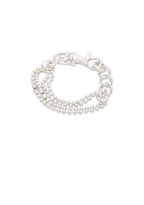 Martine Ali Fallout Bracelet in Heirloom Silver - Metallic Silver. Size 9 (also in 10).